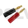 Q-C-0014  Quantum 4.0 mm Gold Plated Solderless Connector Red and Black  